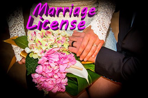 Marriage License for Hawaii photograph