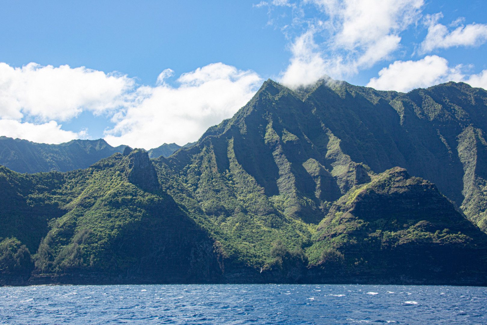 The Small and Large Mountains Near The Seashore