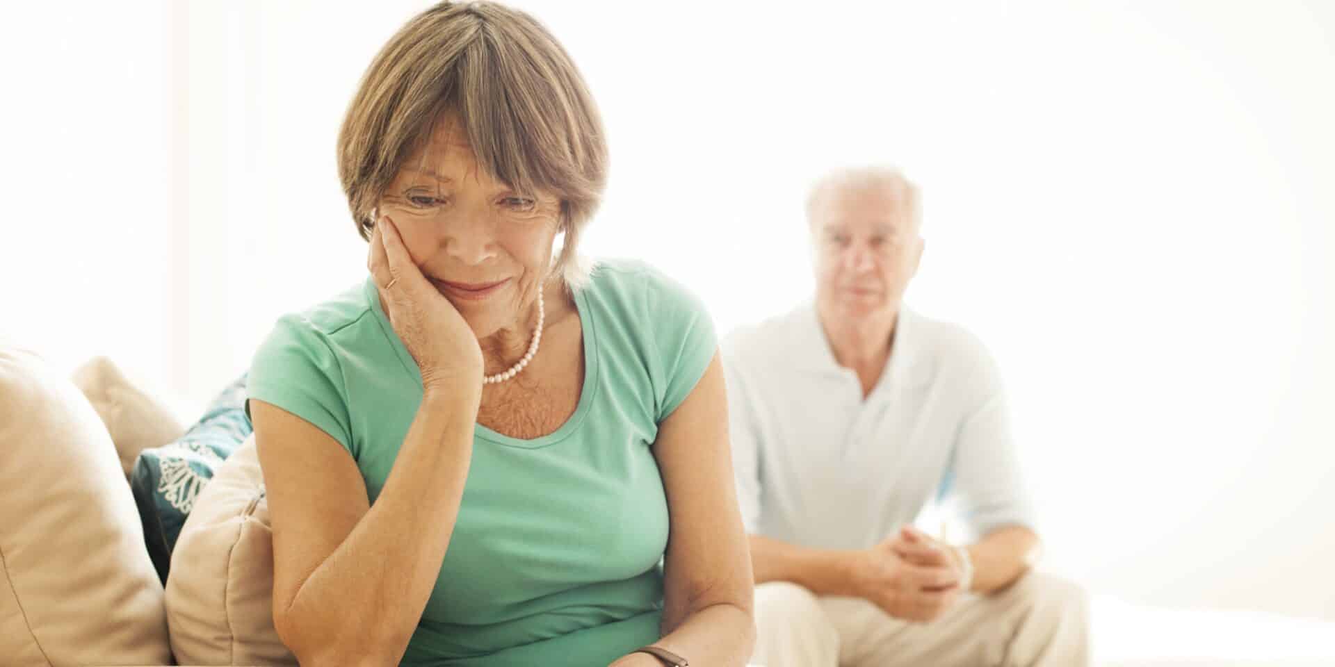 couple sitting together thinking about the future