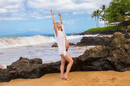 Photoshoot on the beach in Maui